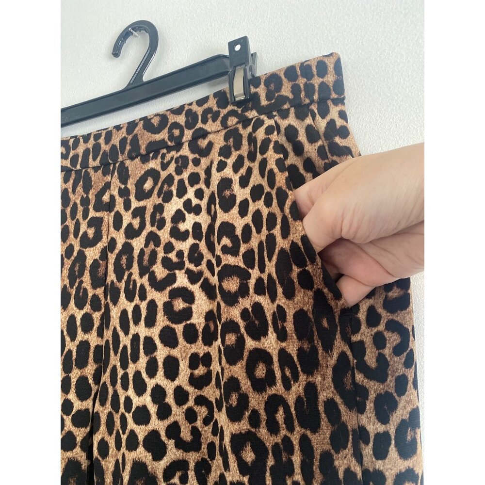 Michael Kors Women's Leopard Print Slim Fit Pants Size S - Picture 2 of 6